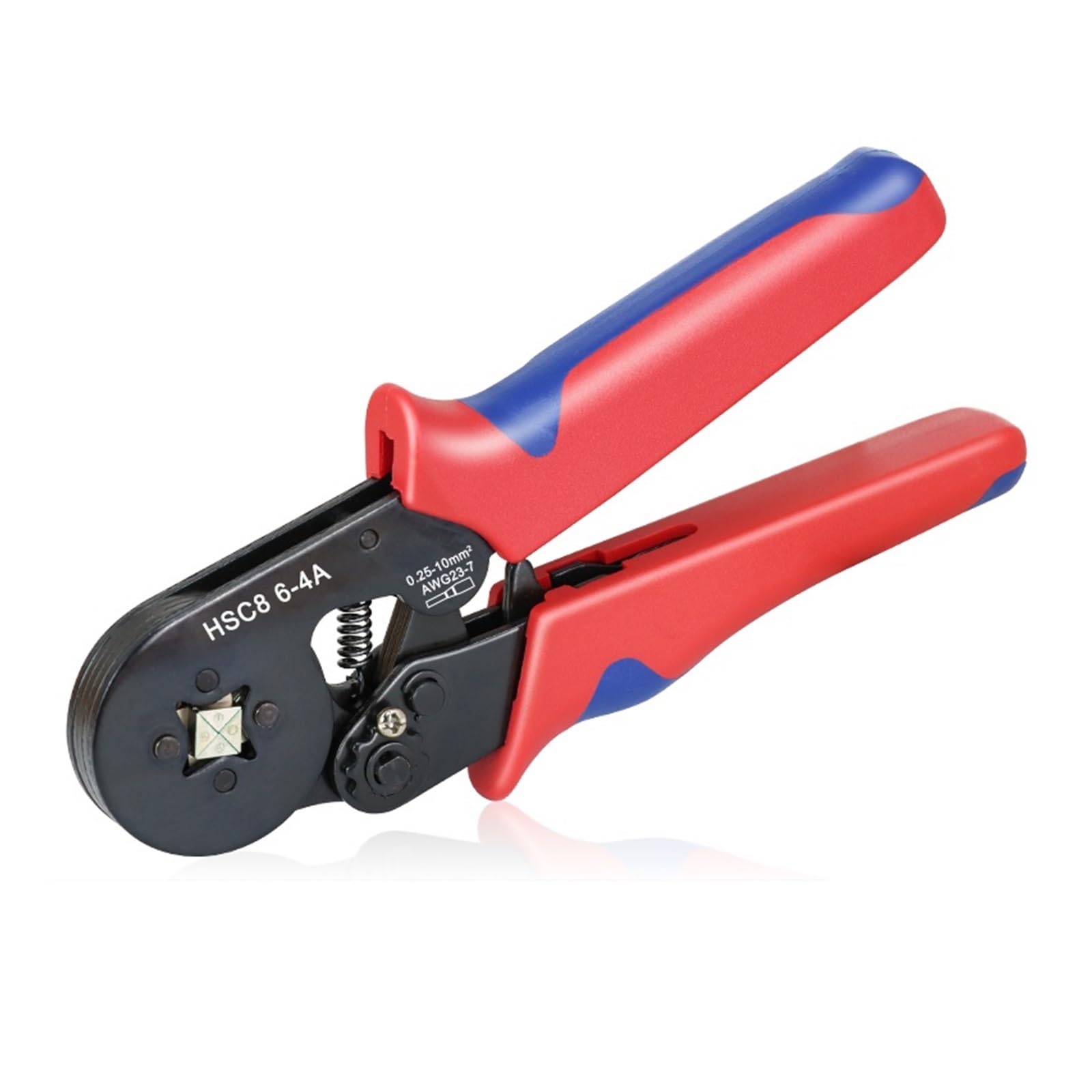 Tuleje Tulejkowe Narzędzia Do Zaciskania Końcówek Mini Szczypce Elektryczne HSC8 6-4/6-6 (0,25-10 Mm²/0,25-6 Mm²) Zacisk Naprawy Połączeń Przewodów Precyzyjny, OszczęDzająCy Pracę(HSC8 6-4A)
