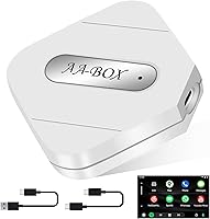 Vista 1 de Camecho Wireless Android Auto Car Adapter for OEM Factory Wired Android Auto Cars, Plug & Play Easy Setup Wireless Android Auto Dongle for Android