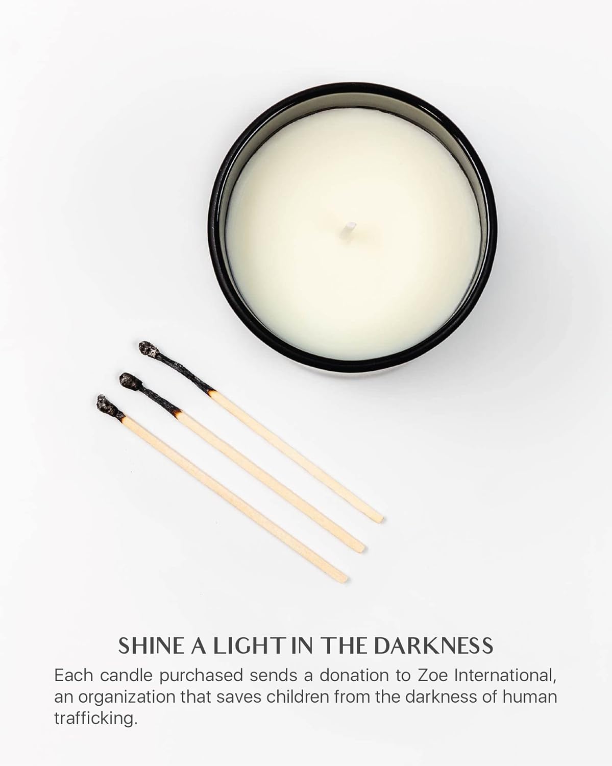 Premium Rose & Sandalwood Candle | Highly Scented Candles for Home | Rose Candle | 8 oz 45 Hour Burn, All Natural Soy Candles, Aromatherapy Candle with Matte Black Glass Gift Box : Health & Household