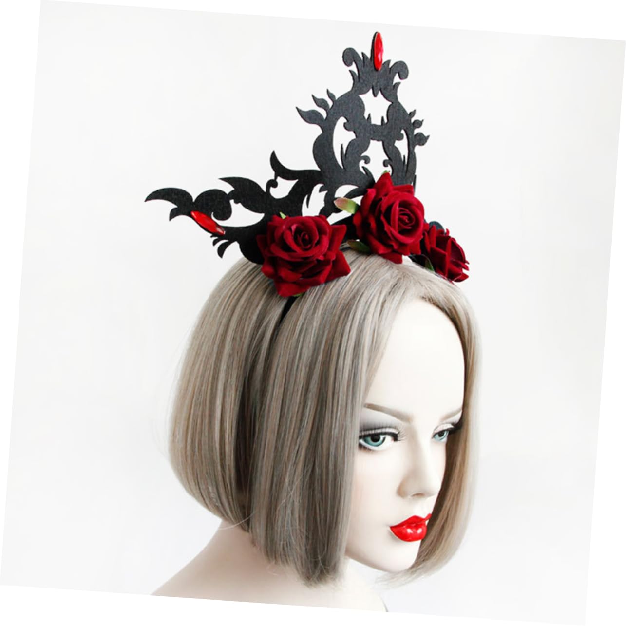 FRCOLOR 3 Piezas accesorios para el cabello de las mujeres damas diademas diadema retro tiara accesorios pelo mujer tocado de diadema de mujer rosas venda rosetón sombrerería Perder