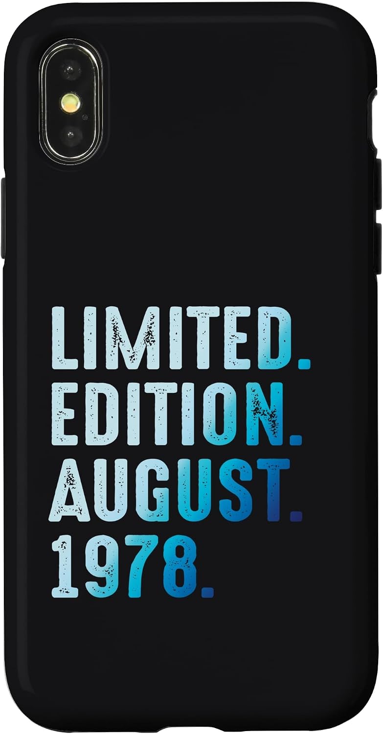 August 1978 Birthday Year 1978 Limited Edition Case for iPhone 14 Pro Max image 5