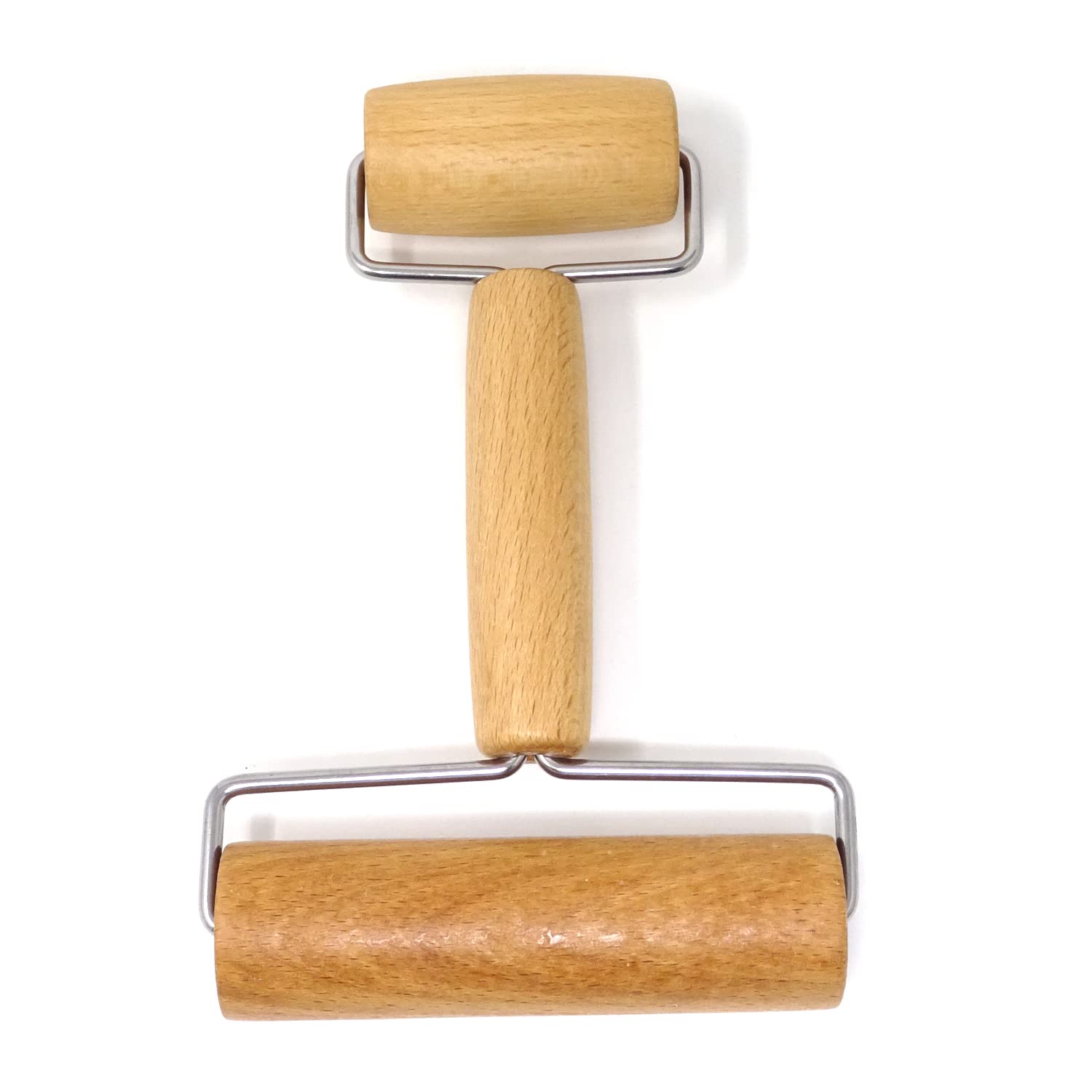 Honbay 1PCS Double Ended Wooden Roller for Dough, Pottery, Clay, Diamond Painting