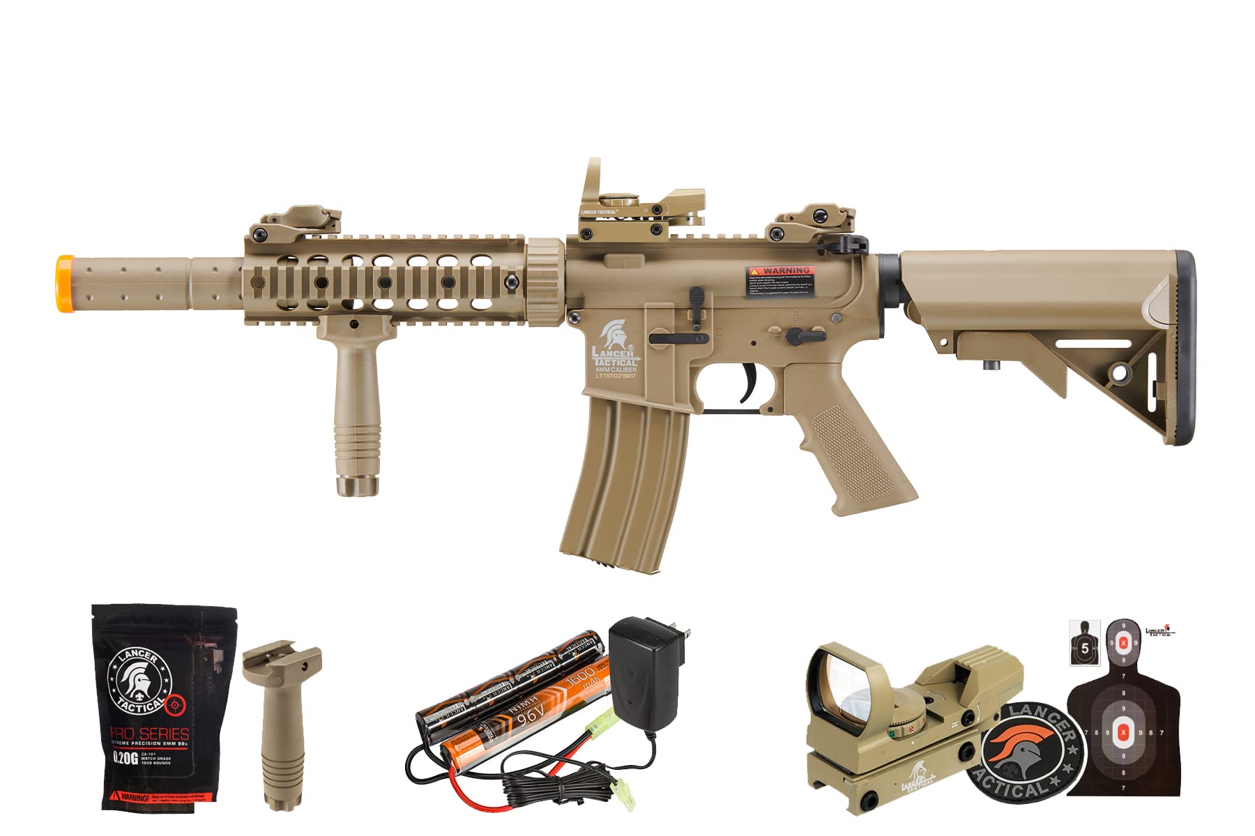 Buy Lancer Gen 2 Airsoft SD M4 GEN 2 Polymer Electric Full/SemiAuto