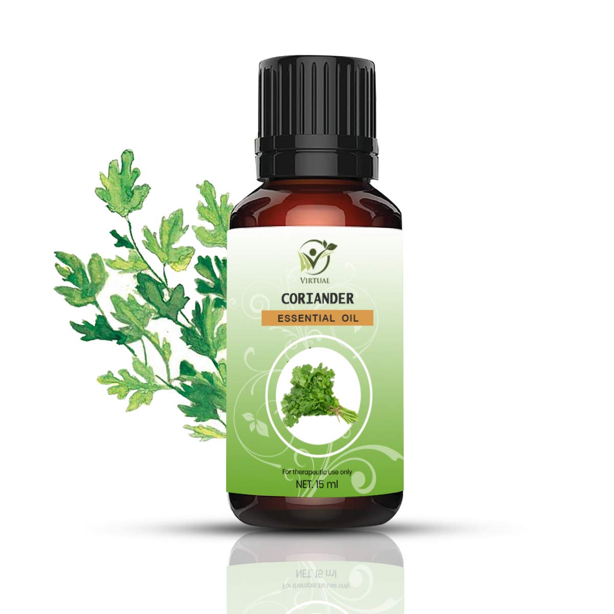 VIRTUAL 100 Pure, Natural & Undiluted Coriander Essential Oil For