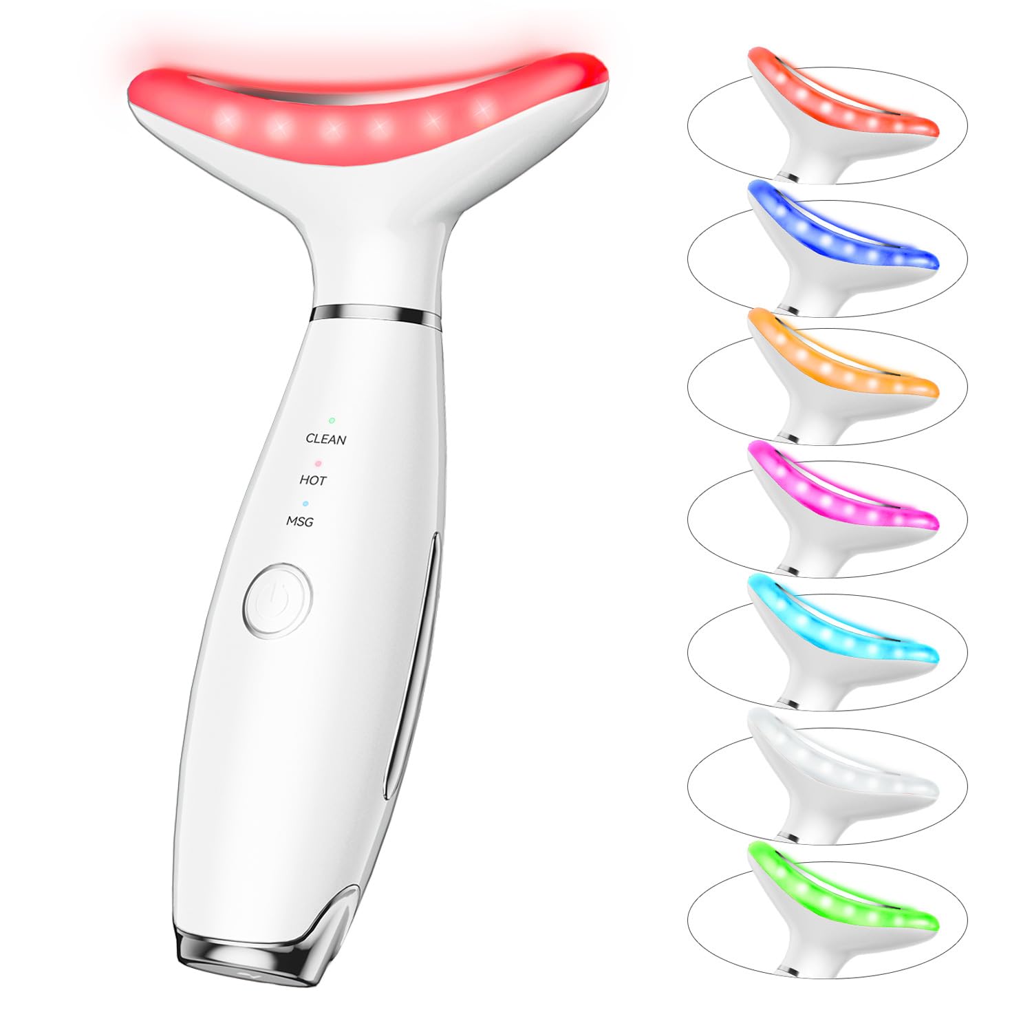 Amazon.com: 7 Color Neck Face Massager Tool, Facial Massager for