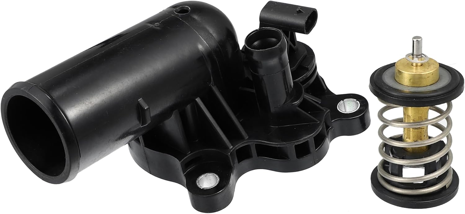 X AUTOHAUX 4893926AF Engine Coolant Thermostat Housing Assembly for Jeep Wrangler 2018-2019 4893926AG 4893926AD