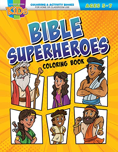 Bible Superheroes - Coloring/Activity Book (ages 5-7)