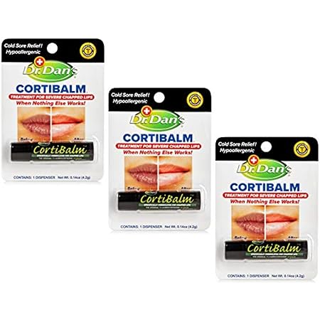 Chap Stick Dr. Dan's Cortibalm Lip Treatment - Healing Balm For Severely Chapped & Cracked Lips Mechanic Tools