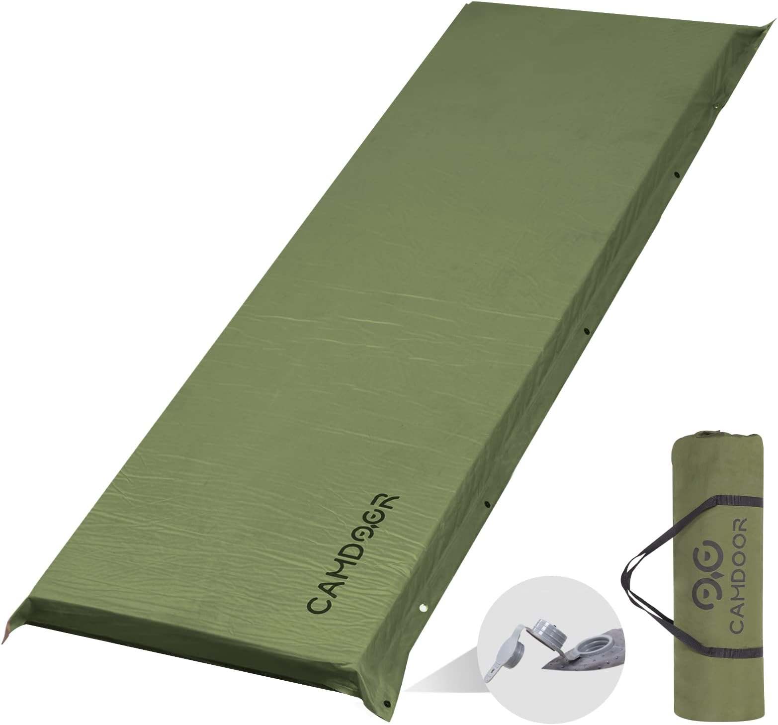 Amazon.co.jp DABADA（ダバダ）キャンピングマット キャンプマット エアーマット エアピロー付 自動膨張式 アウトドア 簡単