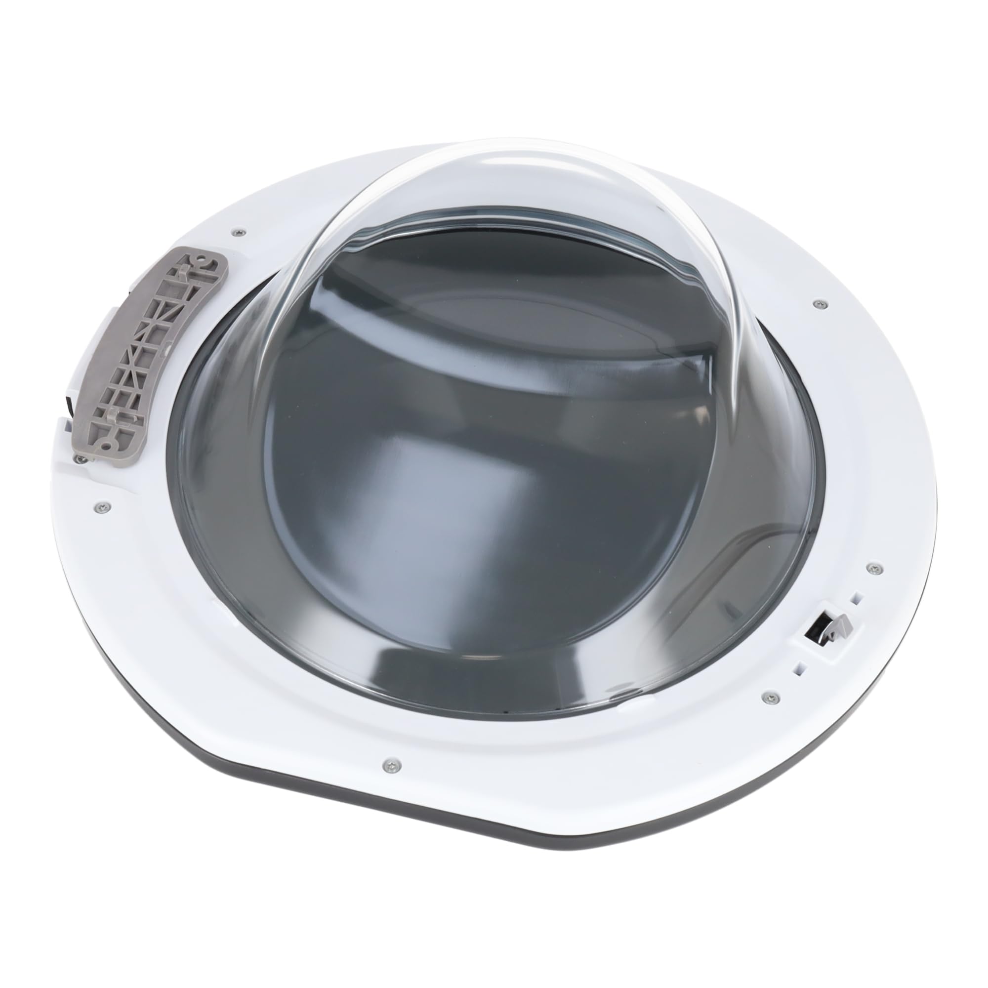 sparefixd Adecuado para puerta de lavadora Hoover DXOC610AFN3180 DXOC6 negro