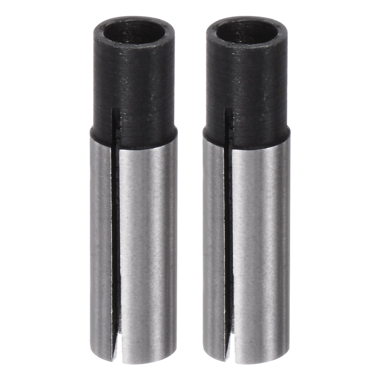 QUARKZMAN 2pz Collettore Mandrino Driver Adattatore 6mm a 4mm CNC Punta per Incisione Router Convertitore per CNC Macchina Utensile