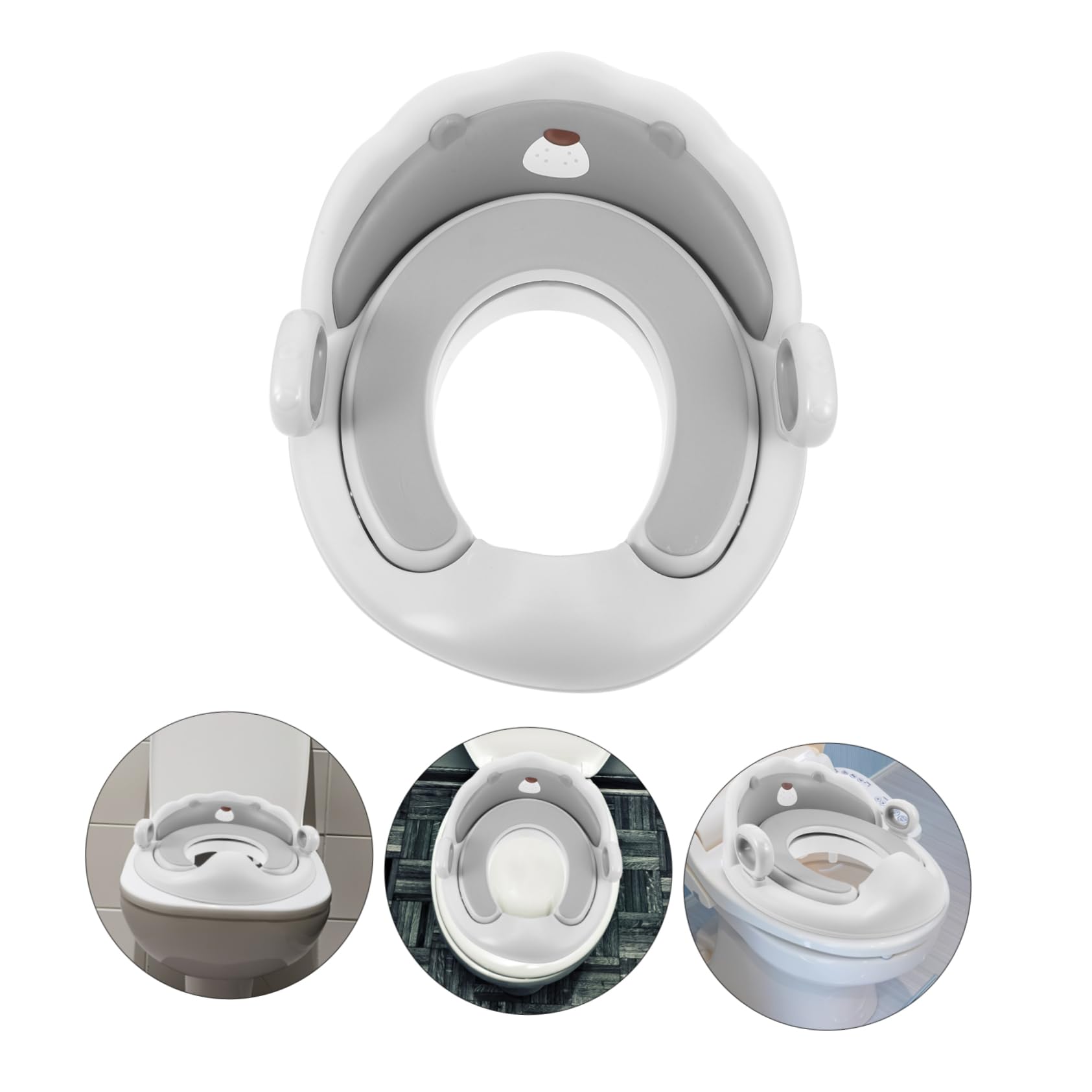 Asiento de Orinal para Bebés Asiento de Inodoro para Niños Pequeños Pp Tpe Cómodo y Portátil para Entrenamiento al Baño