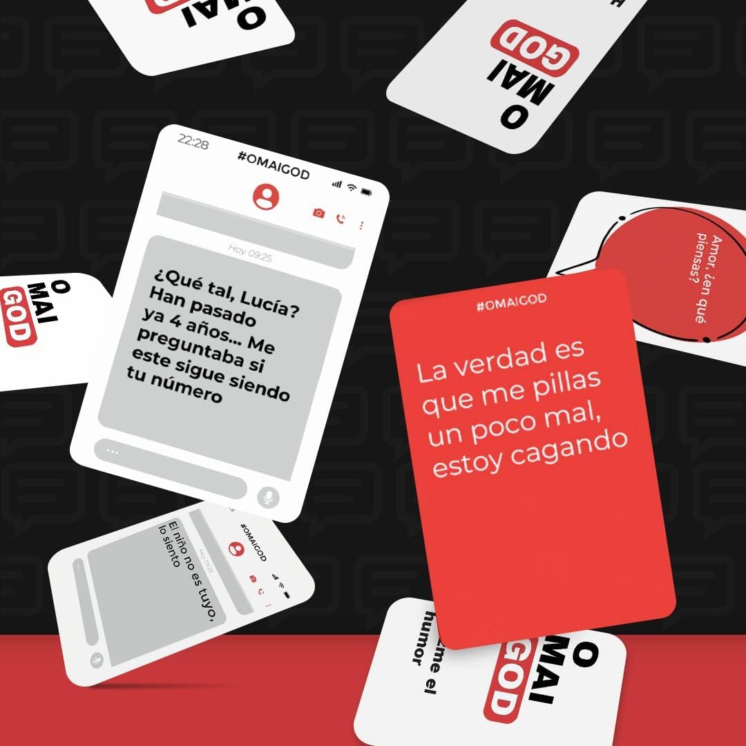 ATM Gaming Omaigod - Juegos de Mesa para Adultos - Ríe sin Parar con Este Juego de Cartas de Humor y Diversión - Regalo Original