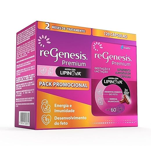 Polivitamínico ReGenesis Premium para Gestantes 120 cápsulas