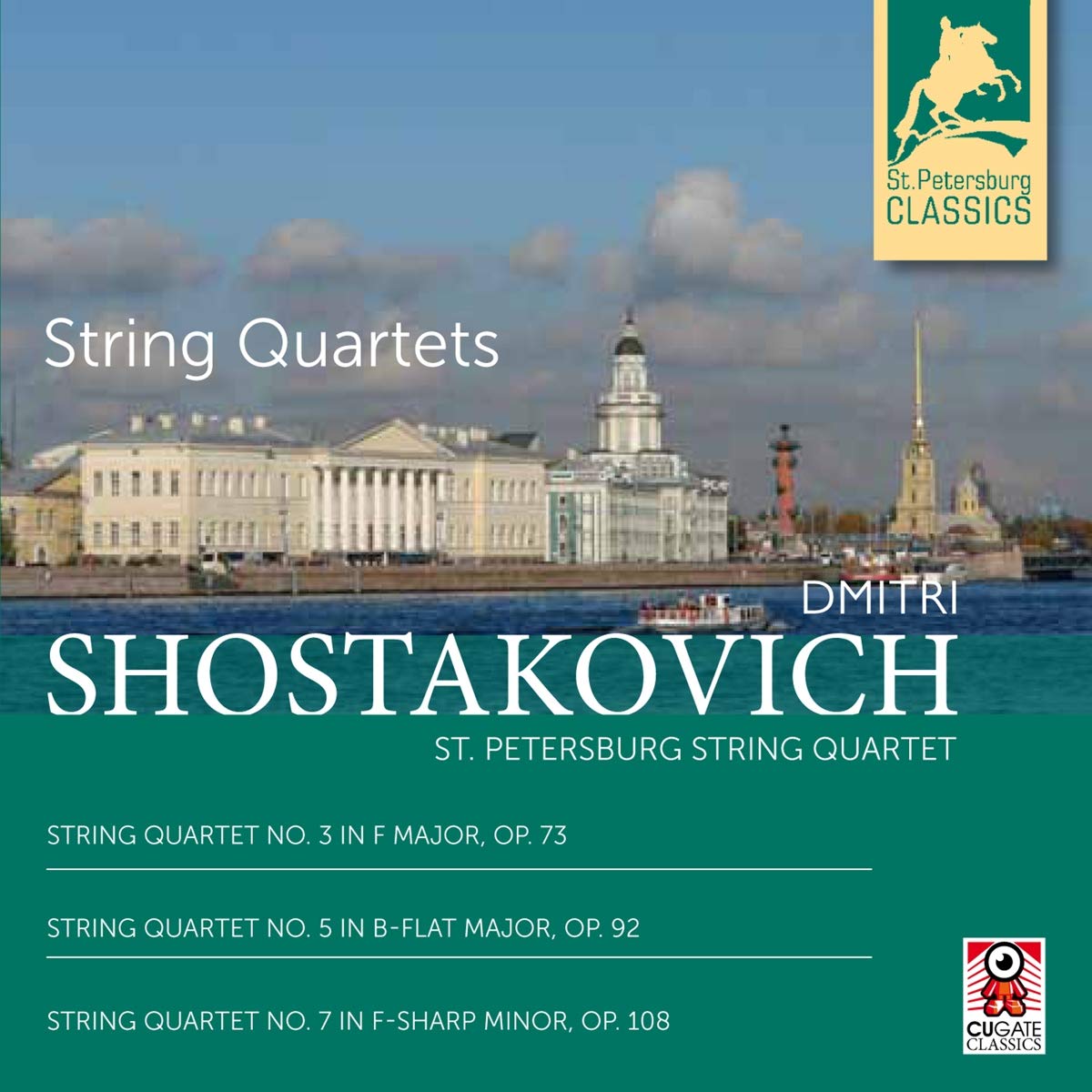 Dmitri Shostakovich: String Quartets Nos. 3, 5 & 7