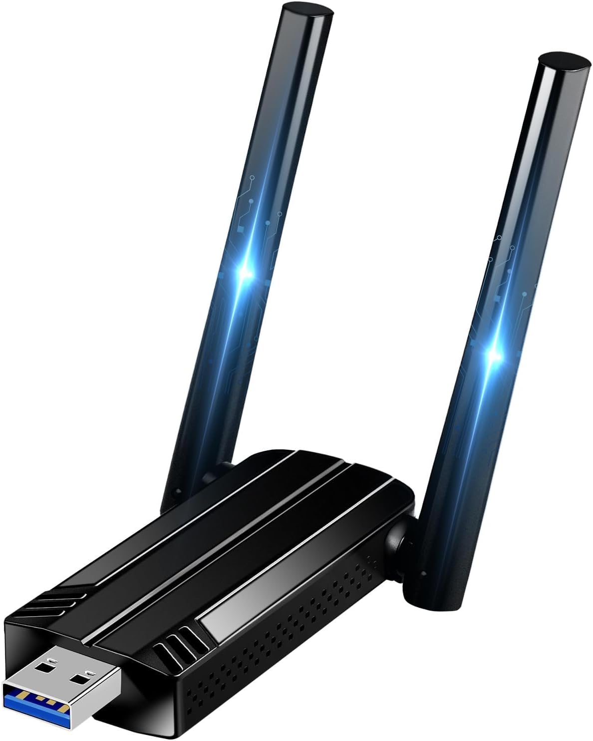 Clé WiFi AC1300 Mbps USB 3.0 Double Bande 2.4G/5.8GHz Adaptateur WiFi pour PC Windows Mac OS
