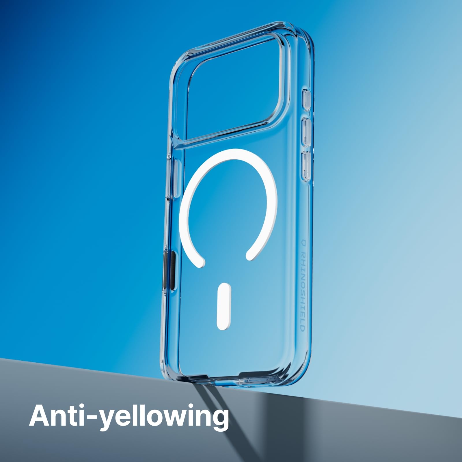 RHINOSHIELD Przezroczyste etui kompatybilne z MagSafe do iPhone'a 17 Pro Max, przezroczyste etui ochronne na telefon, doskonała siła magnetyczna, przekracza wojskowe standardy upadku, odporne na