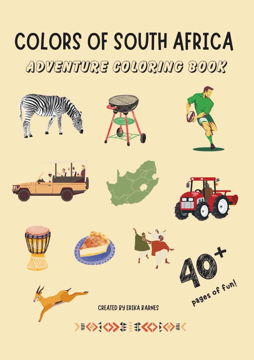 Colors of South Africa: Adventure Coloring Book