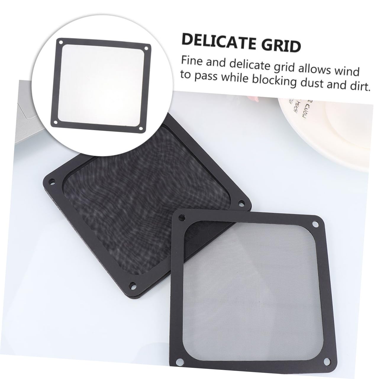 Generic 2pcs for Fan Filter Easy to Clean for Home Office Travel School Use Protects Computer Components