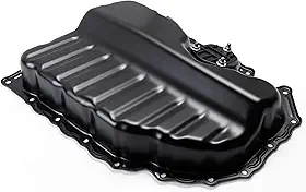 Cárter de óleo com plugue de drenagem, cárter de óleo inferior do motor para VW Jetta/Passat/Passat CC/Golf/Tiguan/Beetle/CC/Eos para Audi A3/A3 Quattro/Q3/Q3 Quattro/TT/TT Quattro 1.8L 2.0L