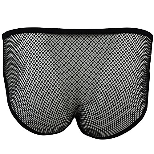 MSemis Mens See Through Fishnet Mesh Pouch Bikini Briefs Thongs G-String T-Back Swimwear Underwear3