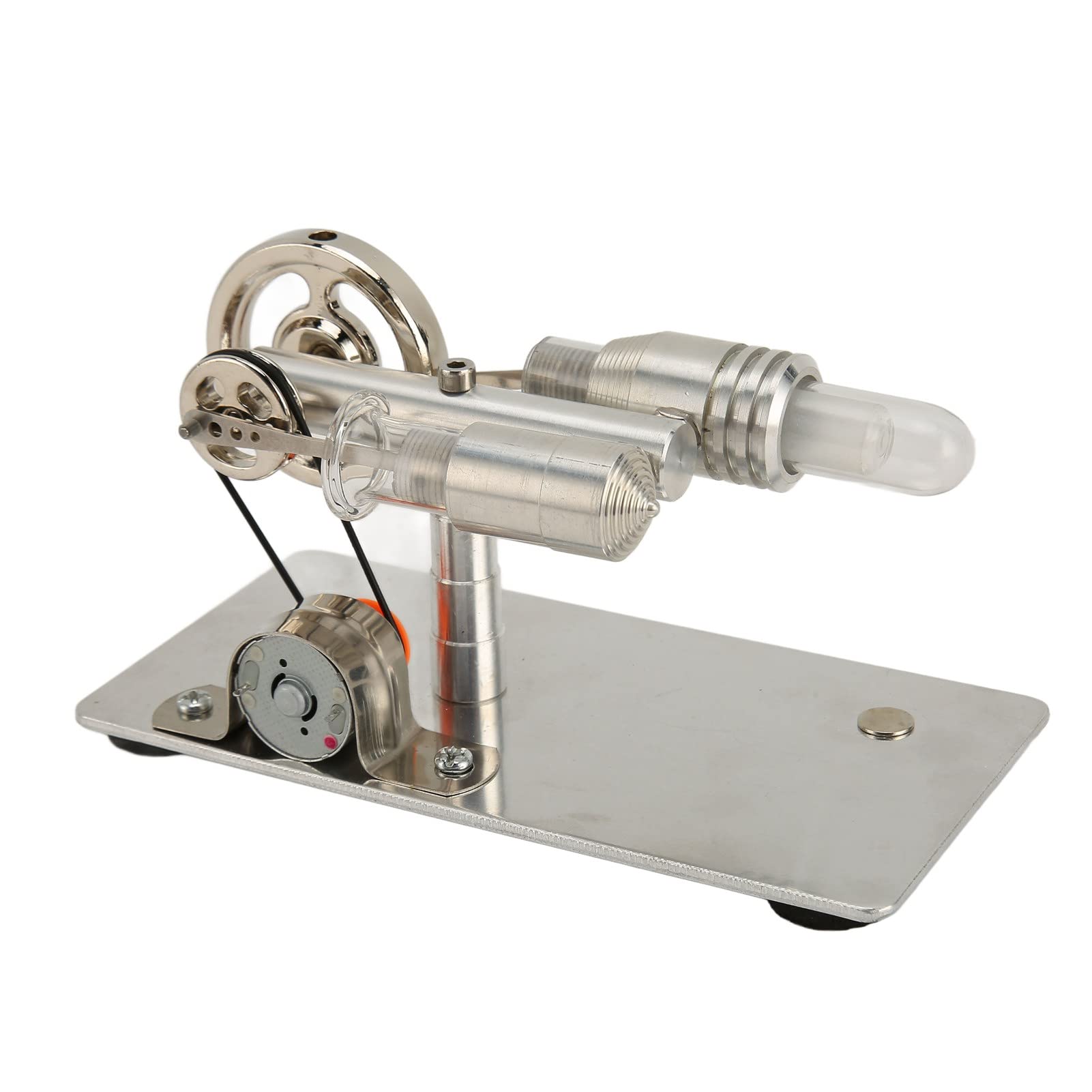 Focket Stirling Motor Bausatz mit Glaskolben, Alkoholbetrieben
