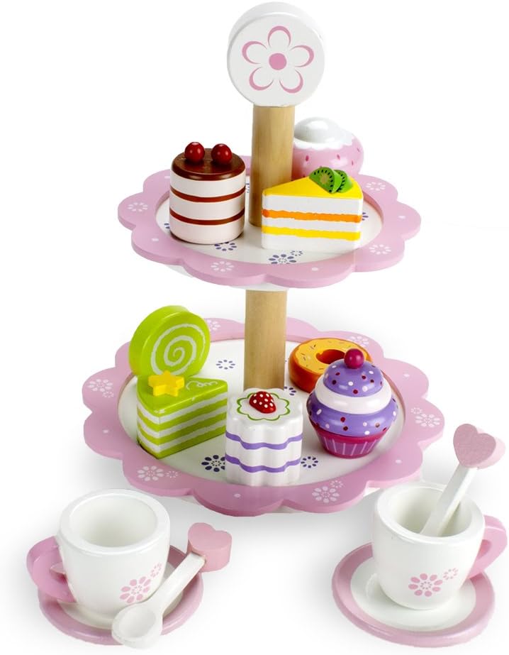 Imagination Generation Wood Eats! Tea Time Pastry Tower