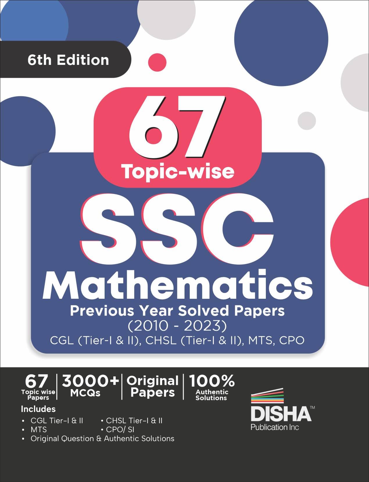 Buy 67 Topic-wise SSC Mathematics Previous Year Solved Papers (2010 ...