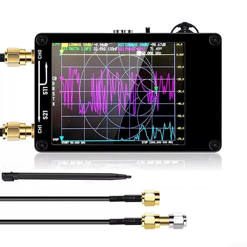 VNA portable pour analyseur de spectre avec écran tactile 2,8"