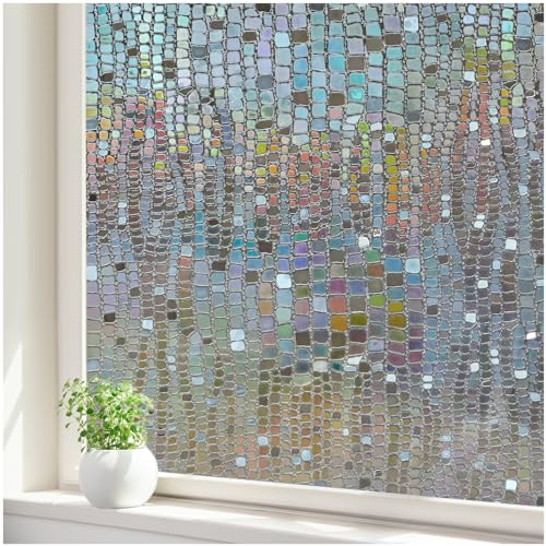 Ventana película privacidad vinilo negro 17.5x78.7 pulg miniatura 1
