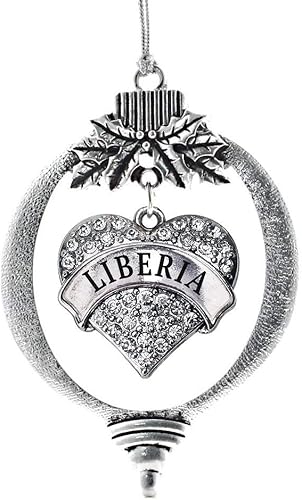 Miniatura 185 de Inspired Silver Adornos festivos de dije de corazón pave de plata con circonitas cúbicas
