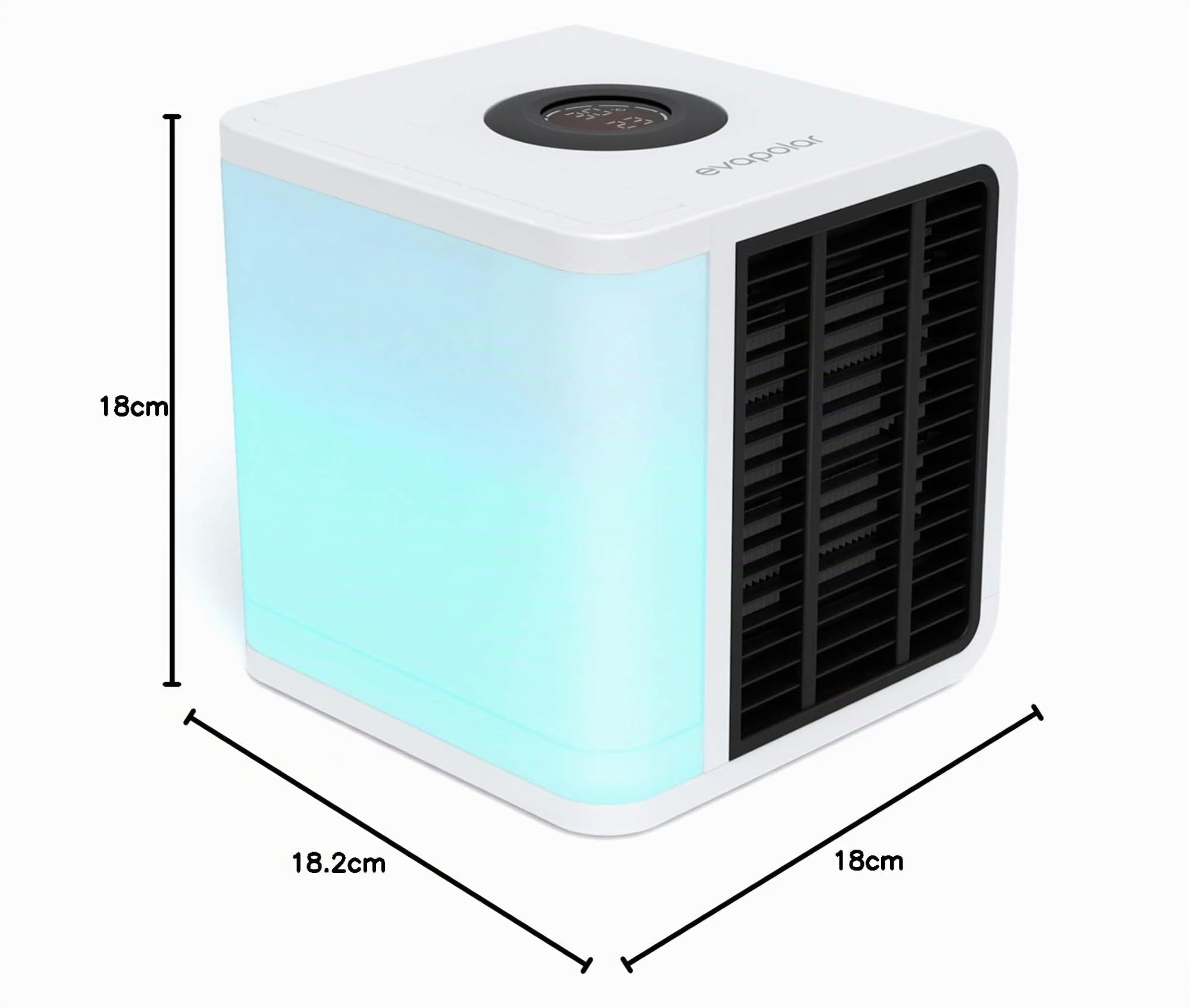 Aire Acondicionado Portátil - Climatizador Frio Portatil - Enfriador de Aire Personal y Humidificado, Evapolar Evalight Blanco Ev-1500