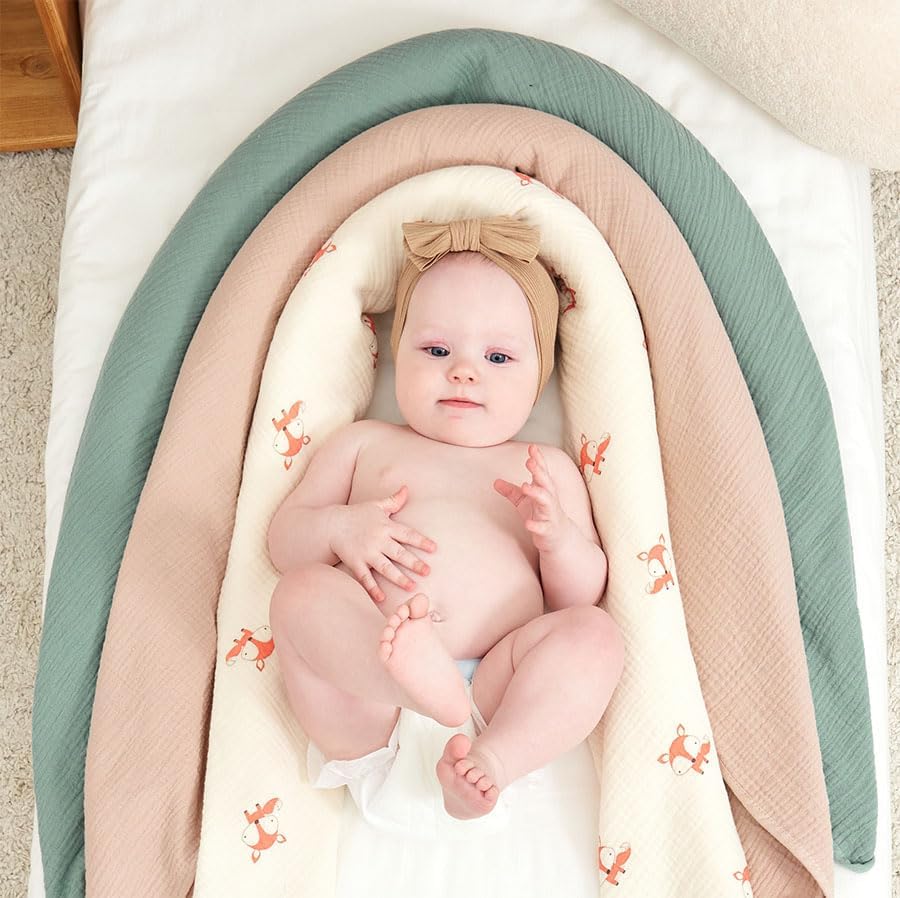 Miniatura 6 de Manta de muselina neutra de 4 capas de muselina para niños y niñas, manta versátil de muselina para bebé, manta de muselina de algodón, manta de