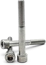 Hippo Hardware M6 (6mm X 85mm) Socket Cap Screws Hex Allen Key Bolts A4 Marine Grade 316 Stainless Steel DIN912 (Pack of 3)