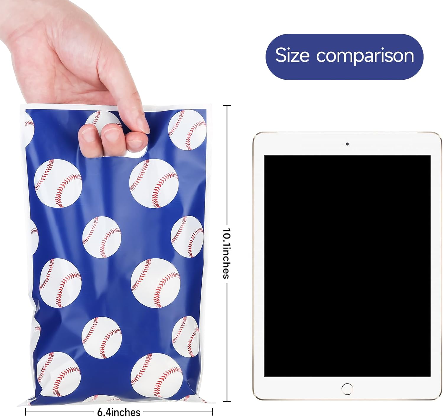 PintreeLand 40PCS Baseball Goodie Bags, Baseball Themed Party Favor Bags for Sport Themed Festival Birthday Party Decoration - Image 4