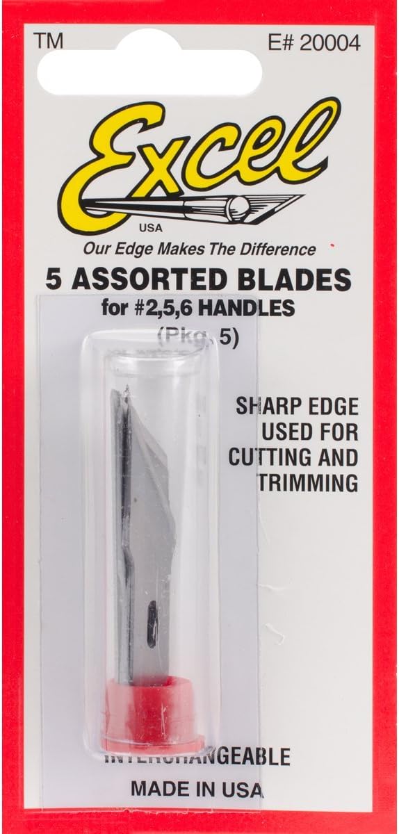 Excel Assorted Heavy Duty Blades (5 Pieces)