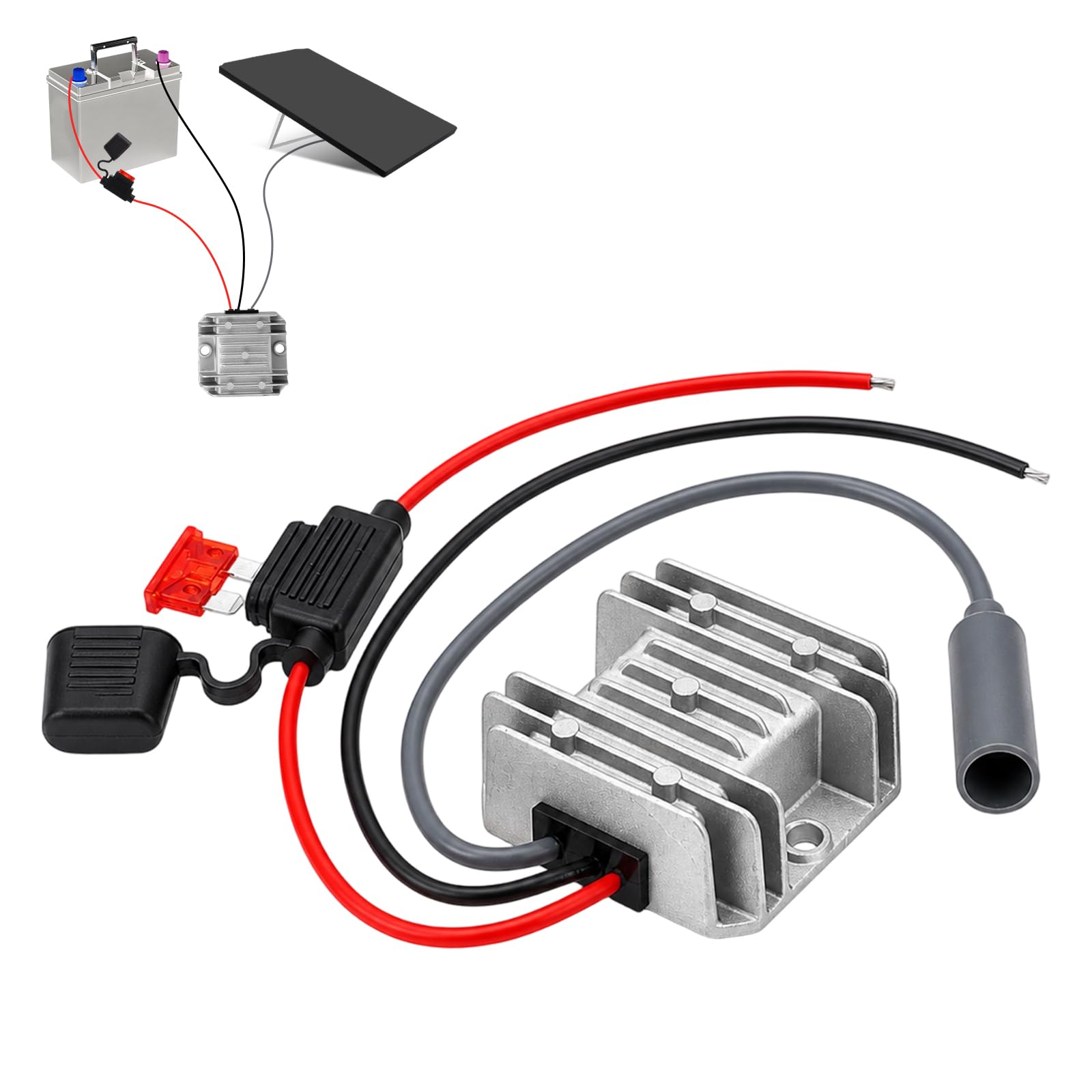 Adattatore di Alimentazione 12 V per Starlink Mini, Convertitore Step-Up CC Impermeabile con Spina Femmina Ingresso 9-28V 12V/24V a 30V 3,5A per Starlink Mini Accessori Alimentazione