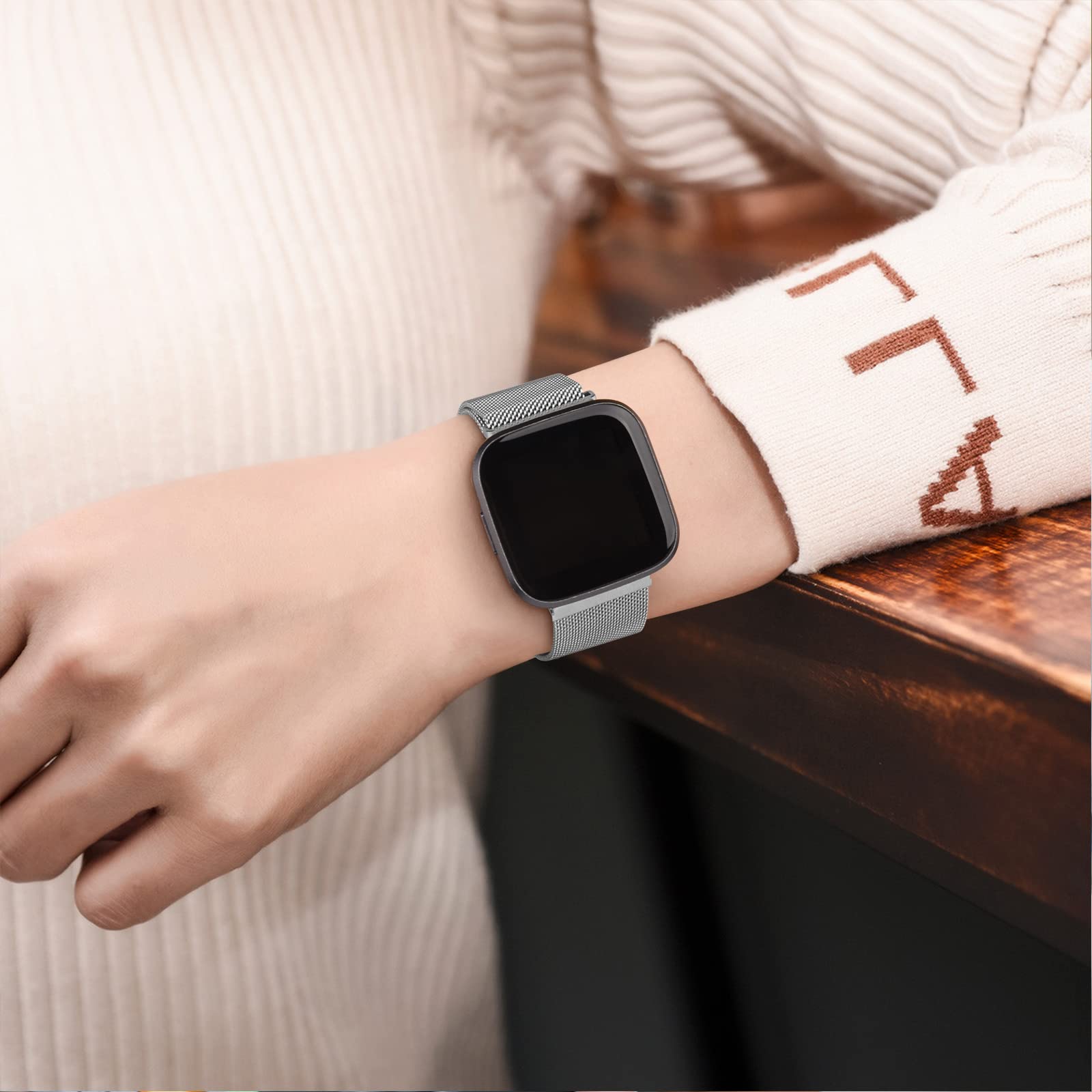 Metal Strap for Fitbit Versa 2, Versa Lite, Versa - Image 3