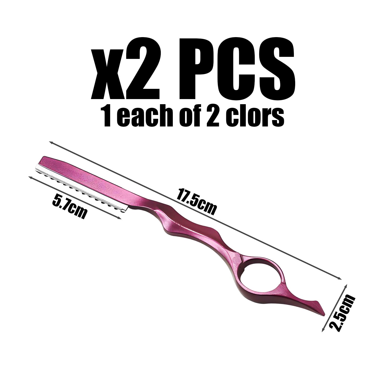 Coltello Per Capelli Da 2 Pezzi, Salone Per Capelli Resistente, Utensili Da Taglio Dei Capelli, Forniture Di Barbiere, Strumenti Per Salone Per Capelli.