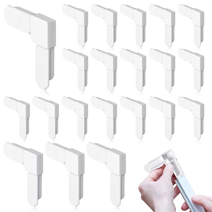 Buy 80 Pieces Window Screen Corner Replacement Plastic Screen Repair