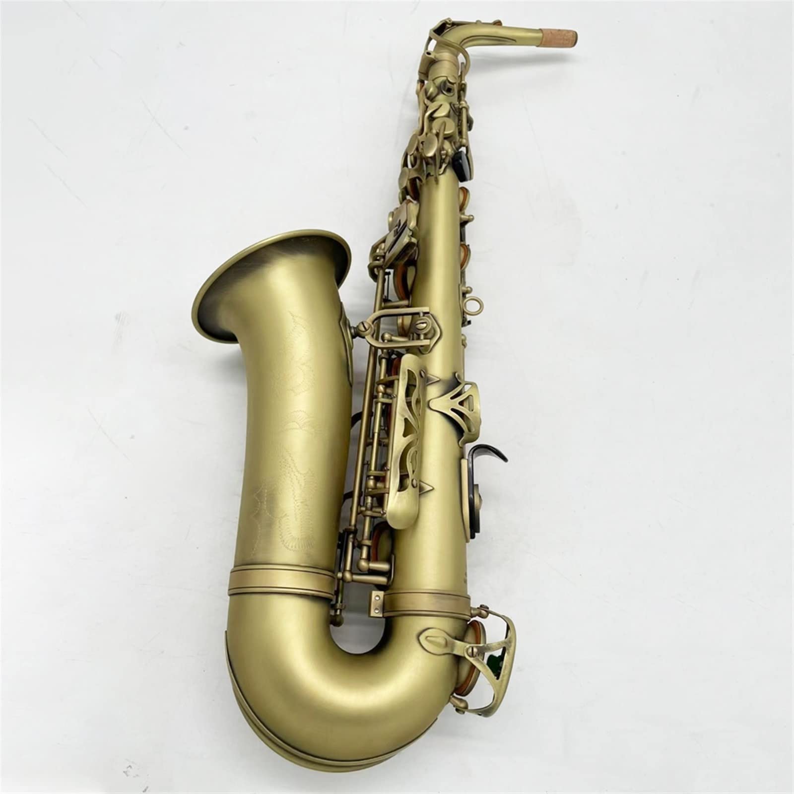 Sax Studente Sassofono Contralto Professionale Classico Strumento Musicale Sax con Motivo Inciso