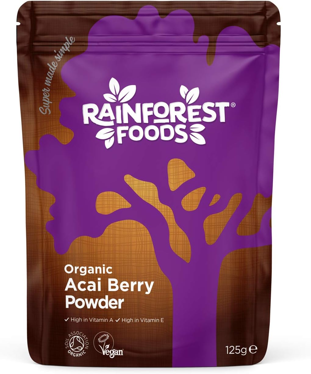 Rainforest Foods Organic Acai Berry Powder 125g