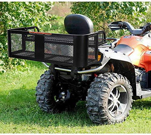 Toolsempire Rear Rack Atv Utv Universal Back Cargo Carriers Basket Steel #TOP5