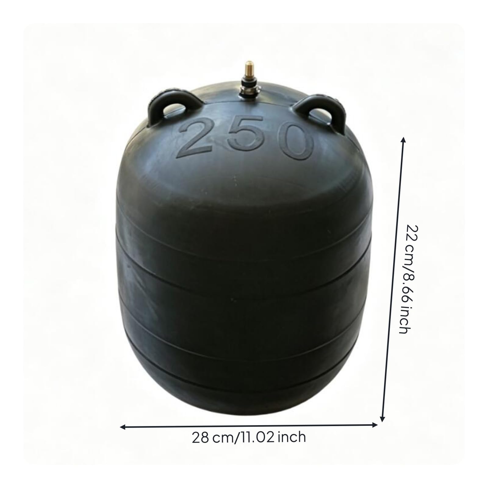 Dispositivo de Sellado de Alcantarillado Tapón Obturador Tapón Inflable Obturador de Tubería con Caucho Natural de Triple Puerto de Inflado Rápido, DN250