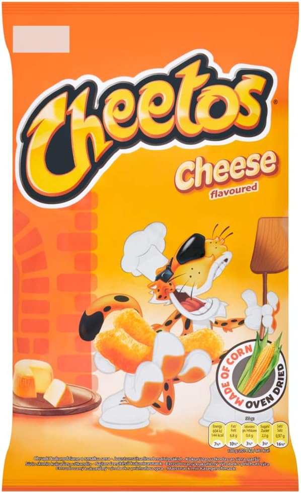 Big Bag Corn Snacks, Cheese, 85g