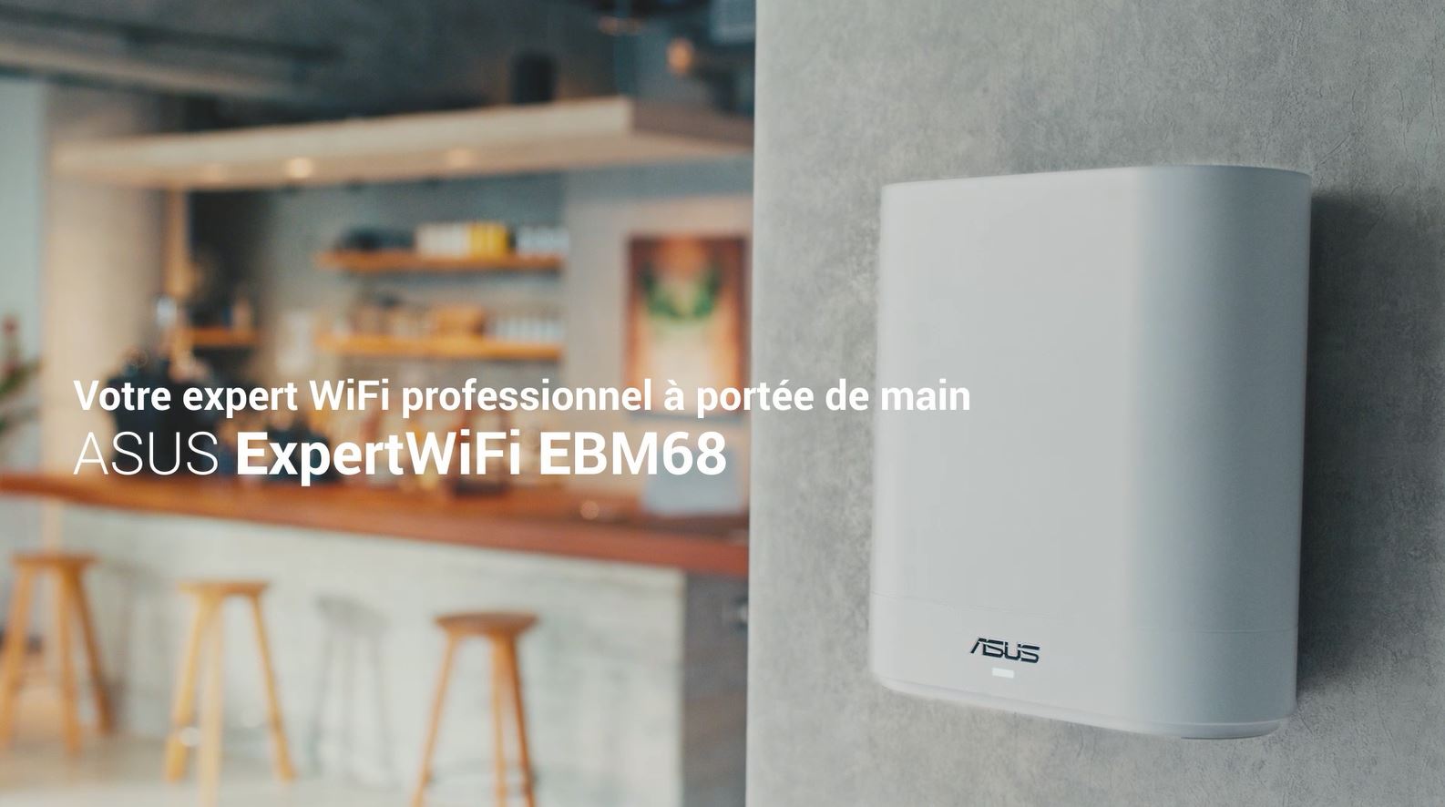 Point D'Accès WiFi 6 ASUS ExpertWiFi EBA63 - Bi-bande, PoE, Compatible Aimesh