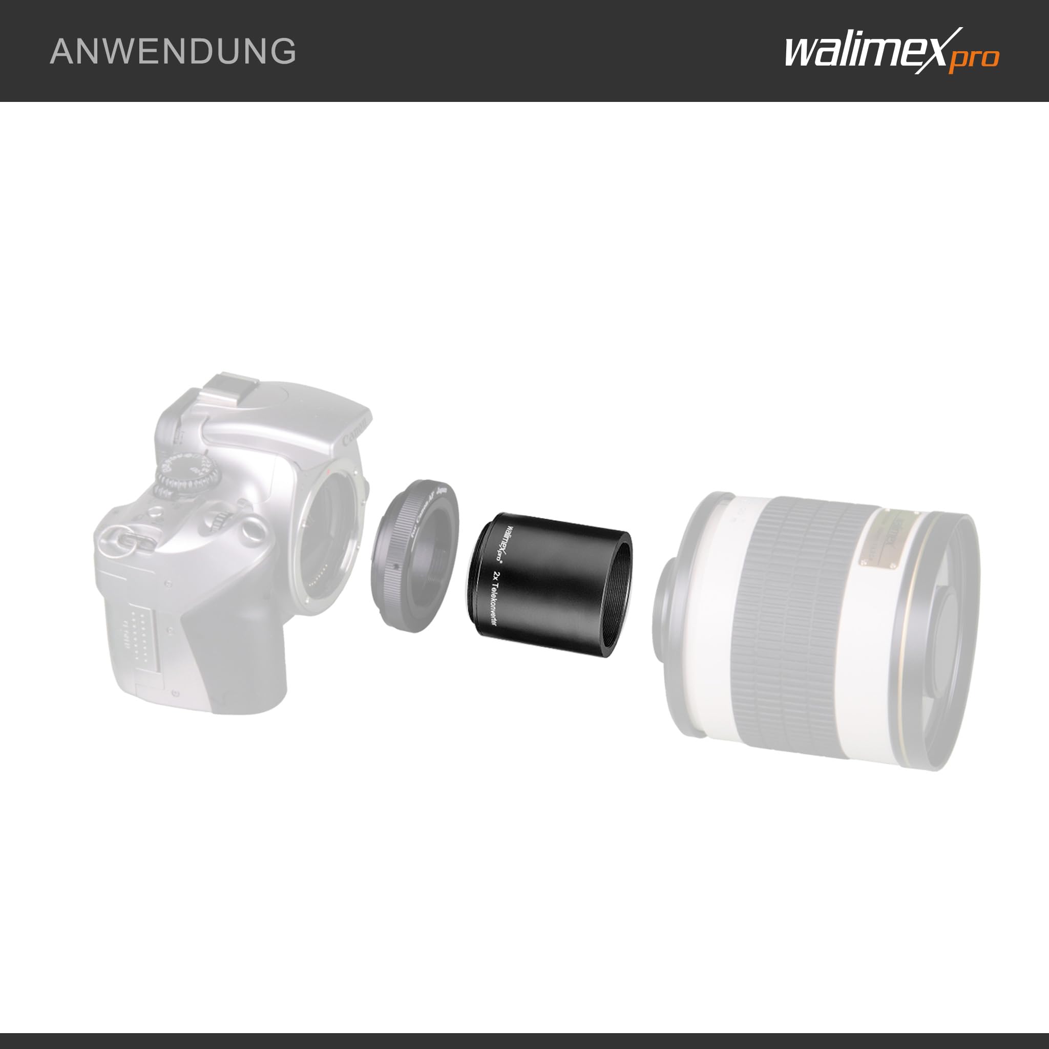Walimex 12602, 2 convertitori T2