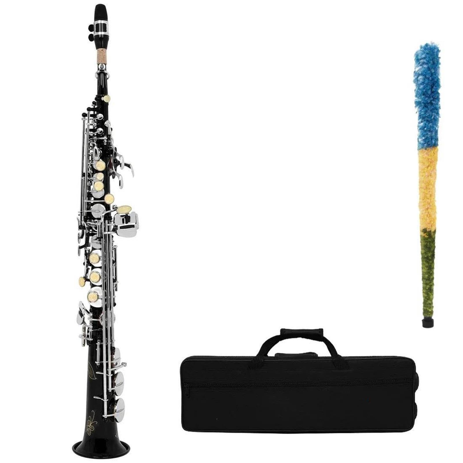 Saksofon Instrumenty Muzyczne Dorosły Prosty Saksofon Sopranowy B Płaski