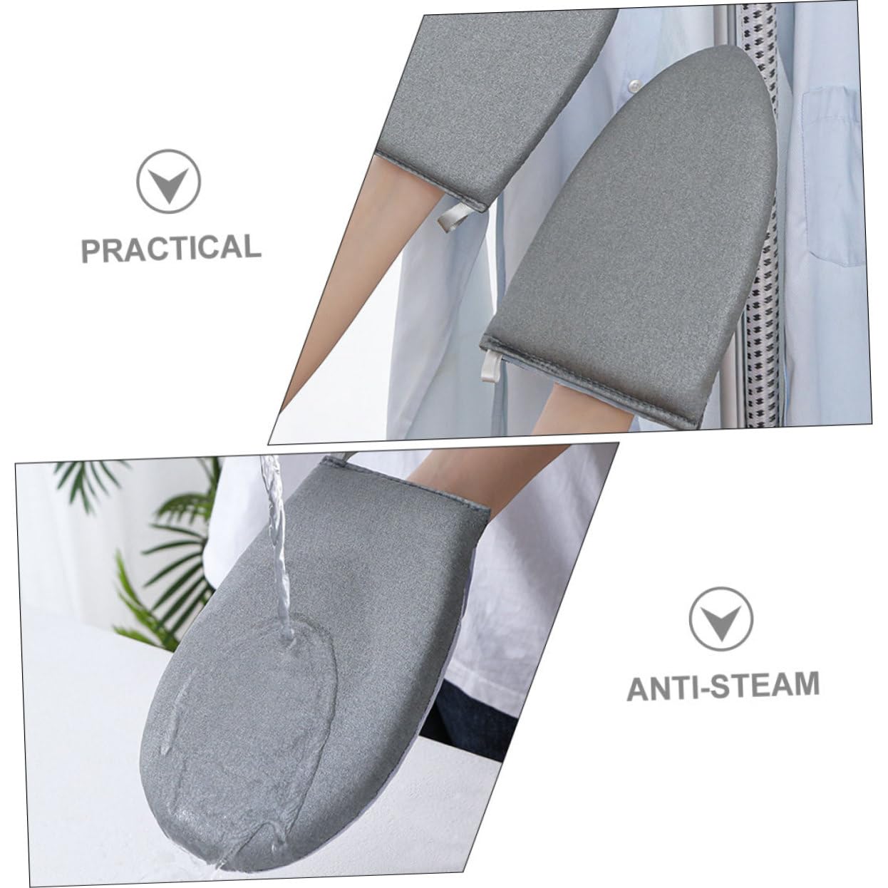 OUNONA 4 Set Guanto Protettivo Anticalore Per Stiratura Da Stiro Per Indumenti Per Uso Design Leggero Camicie 2 Pezzi * 4