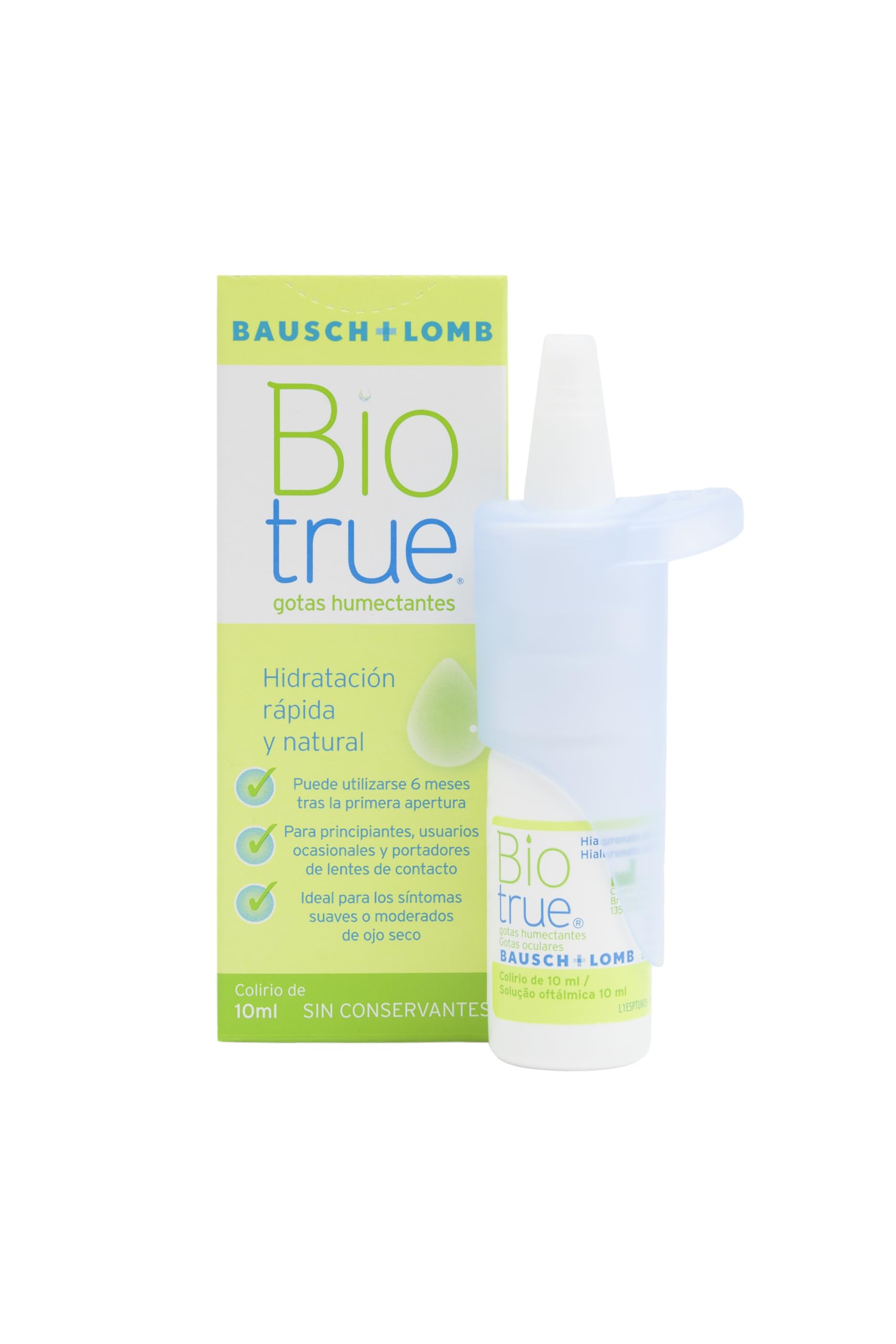 Bausch + Lomb Biotrue gotas hidratantes 10ml compatible con lentes de contacto